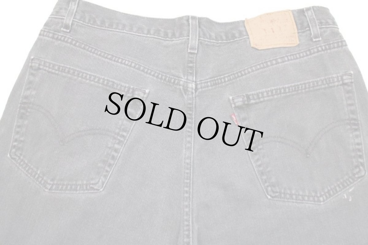 画像5: 90s USA製 Levi'sリーバイス 550 ブラック デニムパンツ フェード w39★SDP2399 (5)