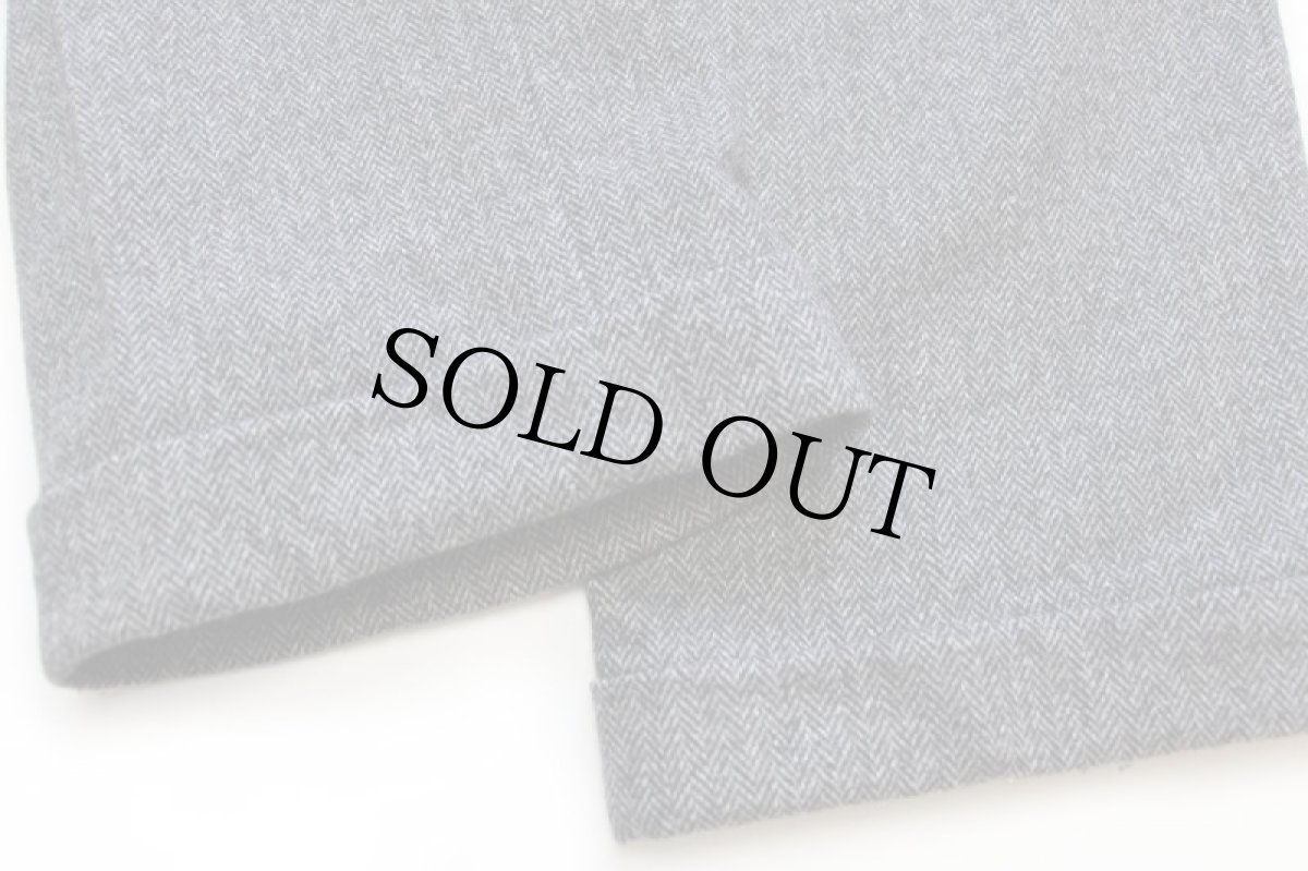 画像7: 90s ポルトガル製 ポロ ラルフローレン ツータック スラックス ストレッチ ヘリンボーン ツイード ウールパンツ w36 (7)