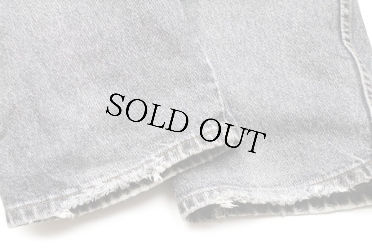 画像8: 90s カナダ製 Levi'sリーバイス 先染め ブラック デニムパンツ フェード ヒゲ w40★SDP2414  (8)