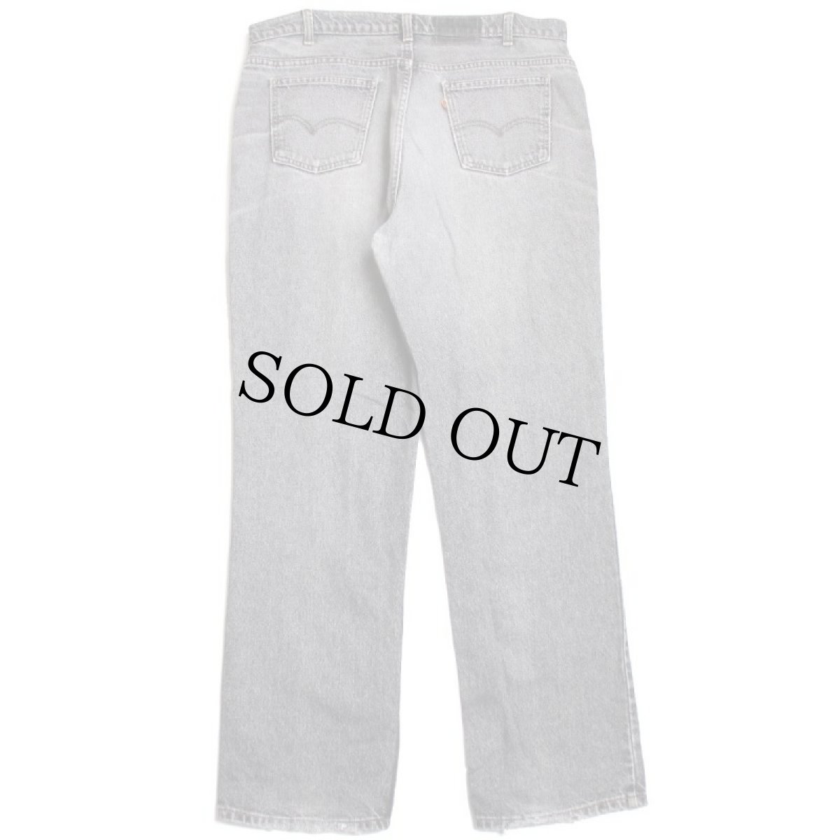 画像3: 90s カナダ製 Levi'sリーバイス 先染め ブラック デニムパンツ フェード ヒゲ w40★SDP2414  (3)