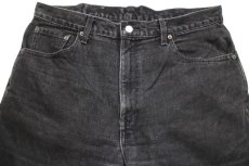 画像4: 90s カナダ製 Levi'sリーバイス 512 ブラック デニムパンツ w36 L32★SDP2411 (4)