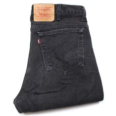 画像1: 90s カナダ製 Levi'sリーバイス 512 ブラック デニムパンツ w36 L32★SDP2411 (1)