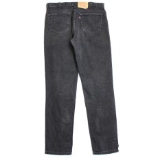 画像3: 90s カナダ製 Levi'sリーバイス 512 ブラック デニムパンツ w36 L32★SDP2411 (3)