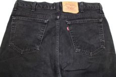 画像5: 90s カナダ製 Levi'sリーバイス 512 ブラック デニムパンツ w36 L32★SDP2411 (5)