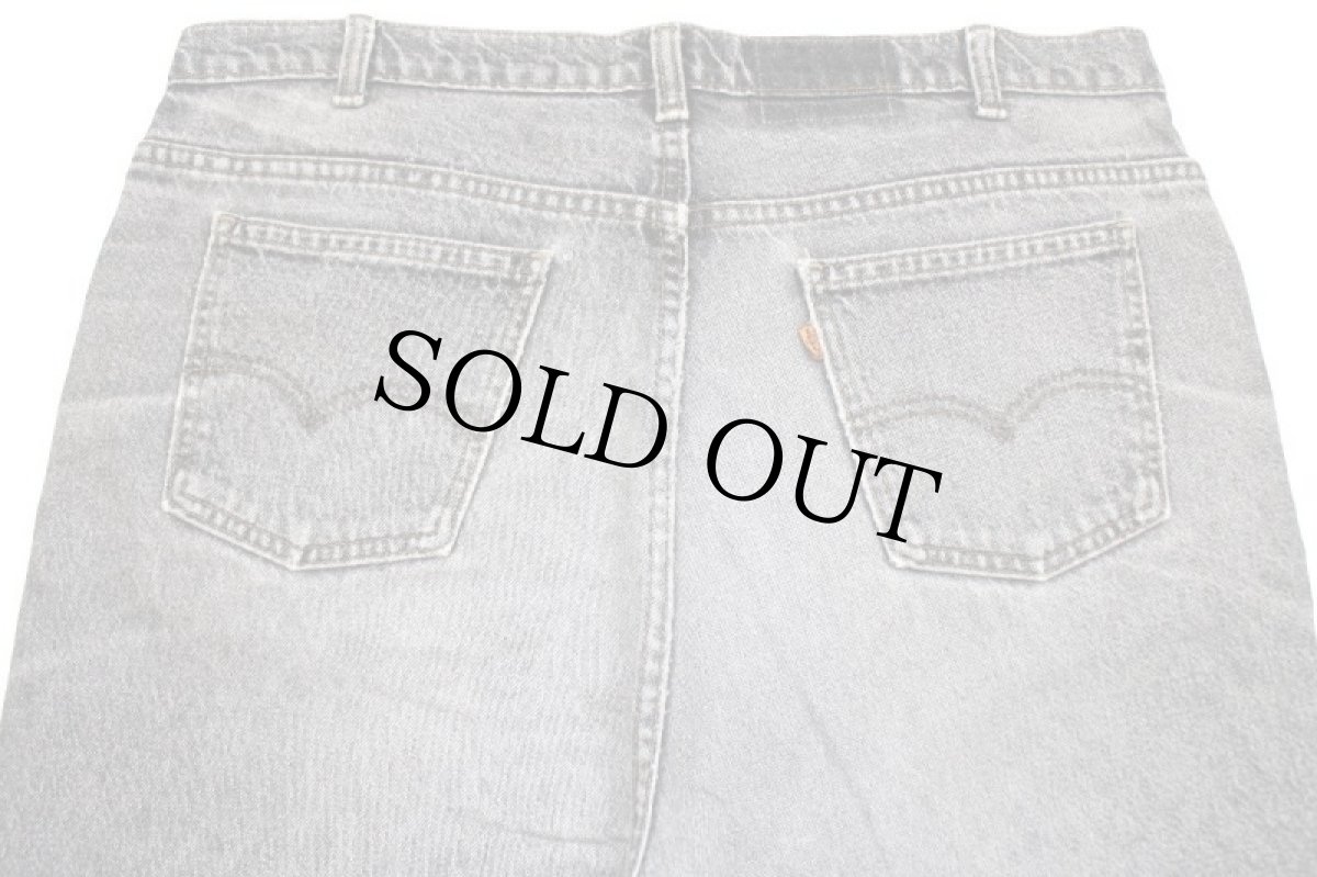 画像5: 90s カナダ製 Levi'sリーバイス 先染め ブラック デニムパンツ フェード ヒゲ w40★SDP2414  (5)