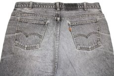 画像5: 90s カナダ製 Levi'sリーバイス 先染め ブラック デニムパンツ フェード ヒゲ w40★SDP2414  (5)