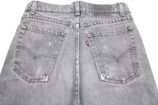 画像5: 80s Levi'sリーバイス 先染め グレー デニムパンツ w30 L30★SDP2415 (5)