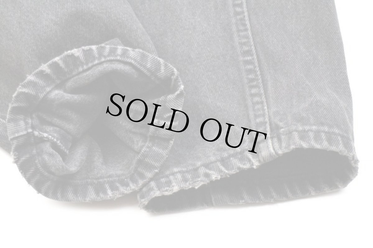 画像10: 90s USA製 Levi'sリーバイス 551 ブラック デニムパンツ フェード 16 MED★SDP2466 (10)