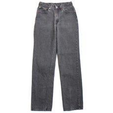 画像2: 90s メキシコ製 Levi'sリーバイス 512 ブラック デニムパンツ 7 JR.M★SDP2403 (2)