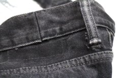 画像7: Levi'sリーバイス ブラック デニムパンツ カスタム w32★SDP2409 (7)