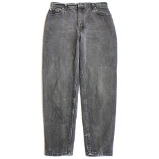 画像2: 90s USA製 Levi'sリーバイス 551 ブラック デニムパンツ フェード 16 MED★SDP2466 (2)