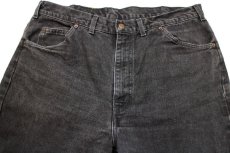 画像4: 90s カナダ製 Levi'sリーバイス 619 ブラック デニムパンツ w38 L32★SDP2406 (4)