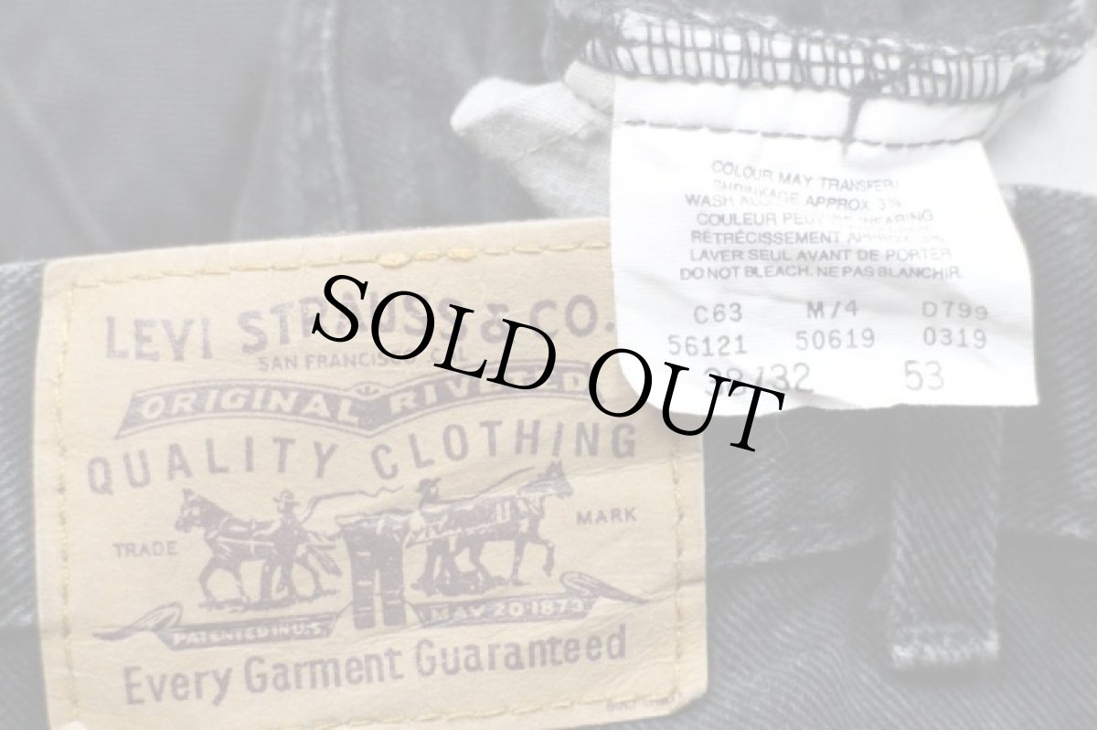 画像6: 90s カナダ製 Levi'sリーバイス 619 ブラック デニムパンツ w38 L32★SDP2406 (6)