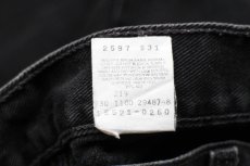 画像7: 00s メキシコ製 Levi'sリーバイス 512 ブラック デニムパンツ 8 REG.M★SDP2404 (7)