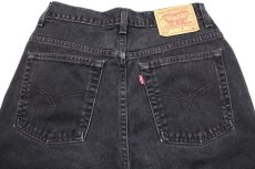 画像5: 00s メキシコ製 Levi'sリーバイス 512 ブラック デニムパンツ 8 REG.M★SDP2404 (5)