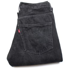 画像1: Levi'sリーバイス ブラック デニムパンツ カスタム w32★SDP2409 (1)