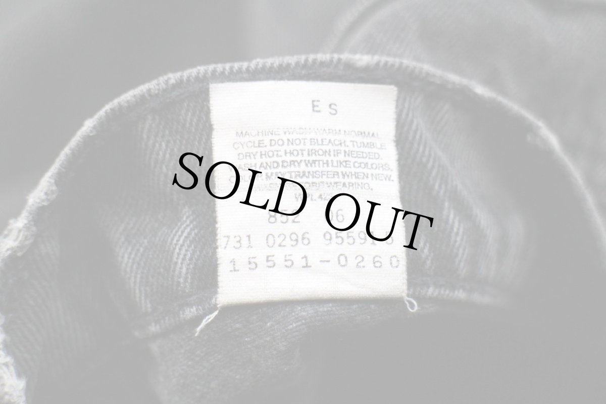 画像7: 90s USA製 Levi'sリーバイス 551 ブラック デニムパンツ フェード 16 MED★SDP2466 (7)