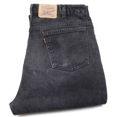 画像1: 90s カナダ製 Levi'sリーバイス 619 ブラック デニムパンツ w38 L32★SDP2406 (1)