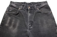 画像4: 90s カナダ製 Levi'sリーバイス 619 ブラック デニムパンツ w31 L32★SDP2405 (4)