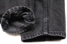 画像9: 90s USA製 Levi'sリーバイス 512 ブラック デニムパンツ 11 SHT★SDP2464 (9)