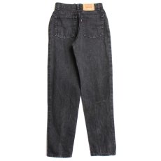 画像3: 90s USA製 Levi'sリーバイス 512 ブラック デニムパンツ 11 SHT★SDP2464 (3)