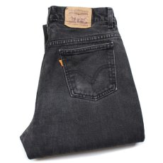 画像1: 90s カナダ製 Levi'sリーバイス 619 ブラック デニムパンツ w31 L32★SDP2405 (1)