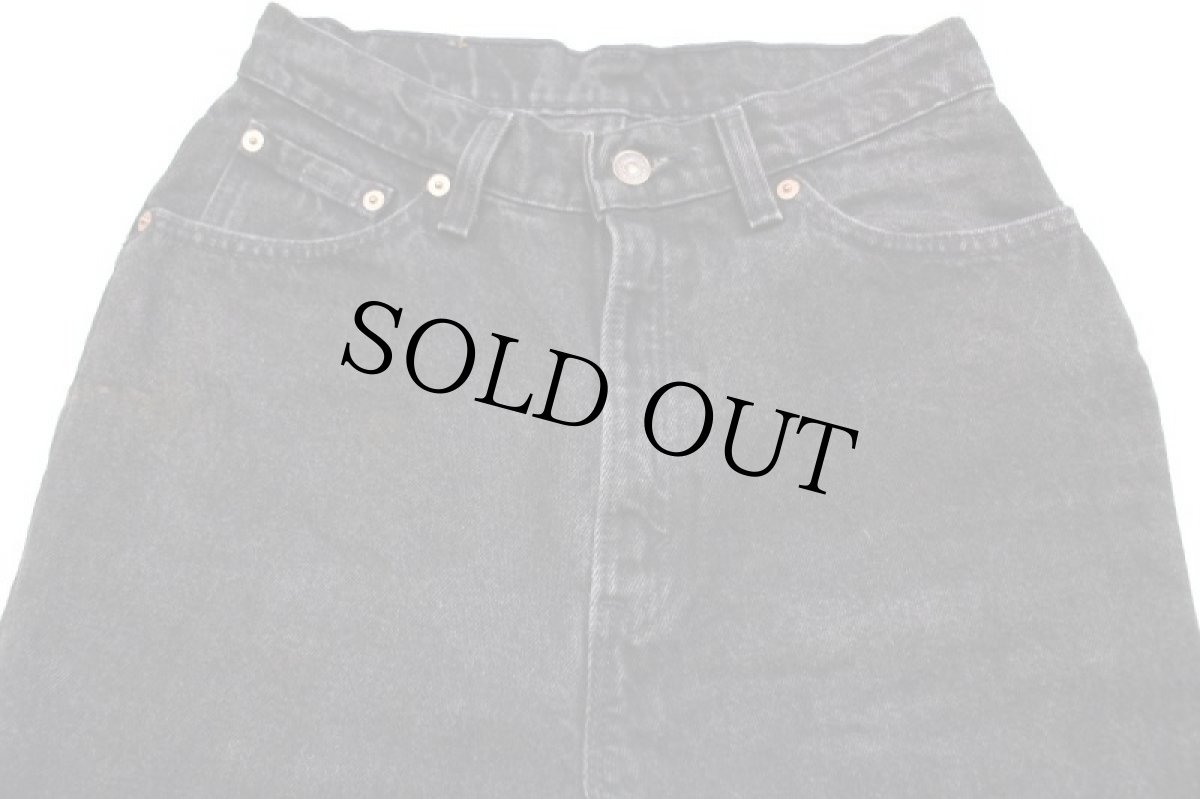 画像4: 90s USA製 Levi'sリーバイス 512 ブラック デニムパンツ 11 SHT★SDP2464 (4)