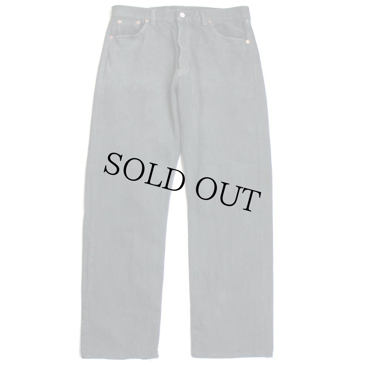 画像2: 90s 英国製 Levi'sリーバイス 501 ブラック デニムパンツ 後染め w36★SDP2444 ユーロ (2)