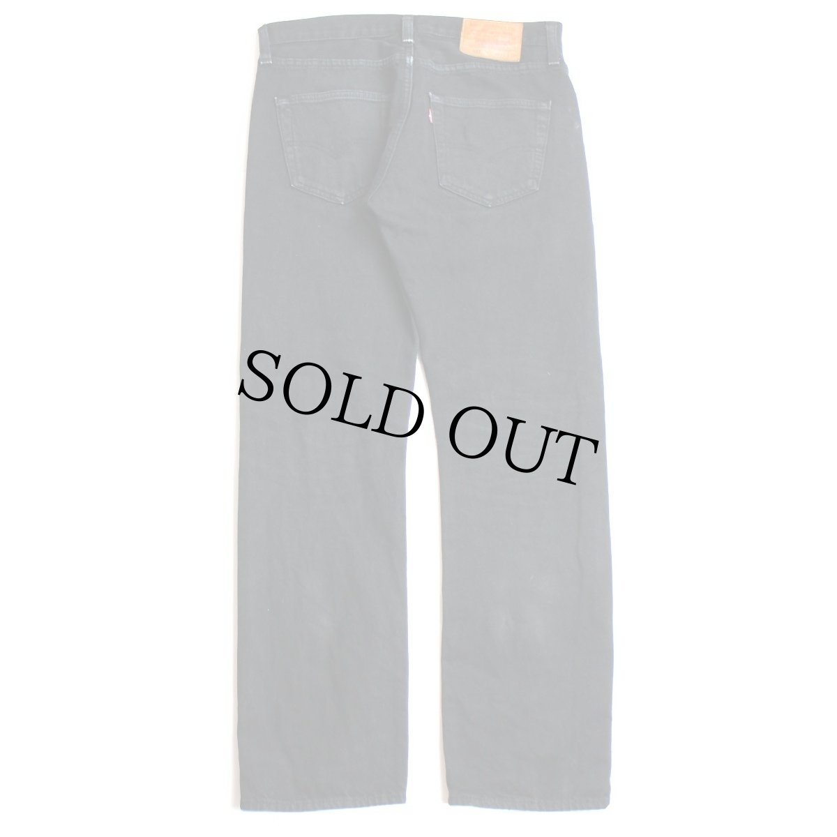 画像3: LEVI'Sリーバイス PREMIUM 501 BIGE ブラック デニムパンツ w30 L30★SDP2441 (3)