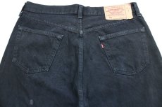 画像5: 90s 英国製 Levi'sリーバイス 501 ブラック デニムパンツ 後染め w36★SDP2444 ユーロ (5)