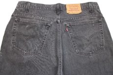 画像5: 90s USA製 Levi'sリーバイス 560 ブラック デニムパンツ ブリーチ&ペンキ飛び w38 L32★SDP2413 (5)