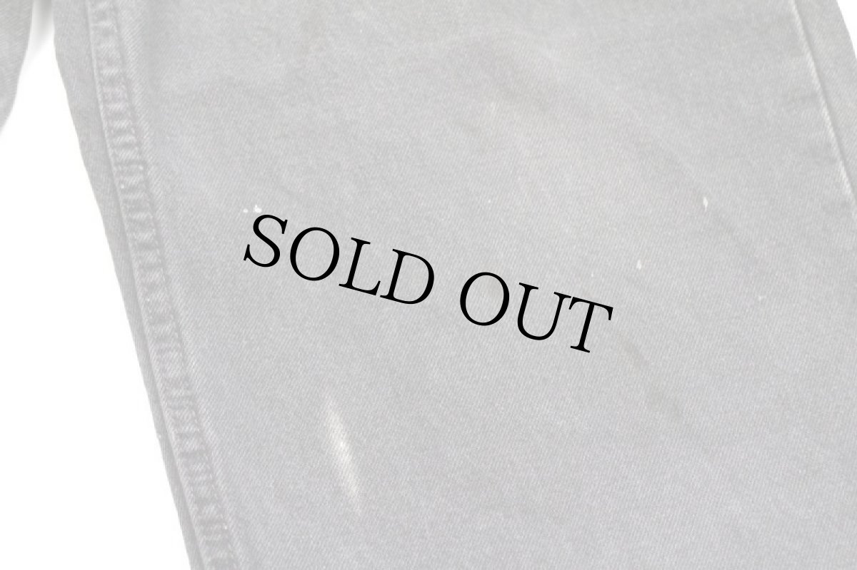 画像8: 90s USA製 Levi'sリーバイス 560 ブラック デニムパンツ ブリーチ&ペンキ飛び w38 L32★SDP2413 (8)