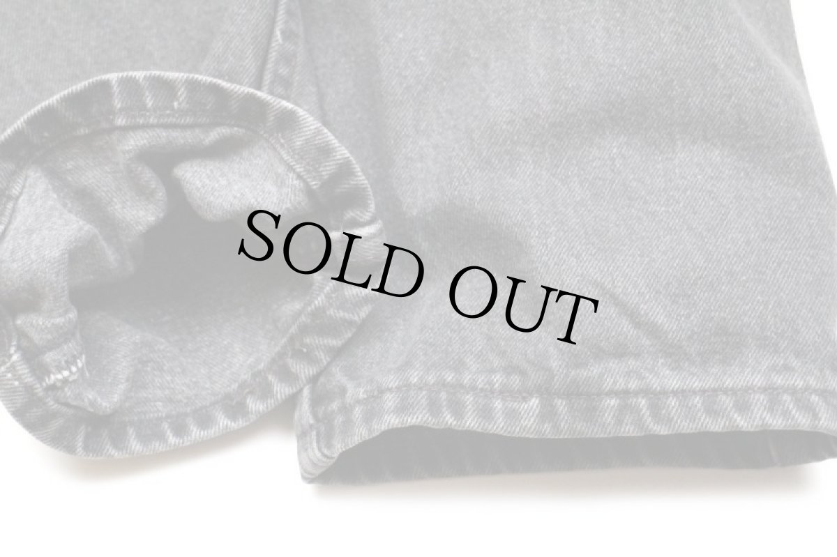 画像9: 90s USA製 Levi'sリーバイス 560 ブラック デニムパンツ ブリーチ&ペンキ飛び w38 L32★SDP2413 (9)