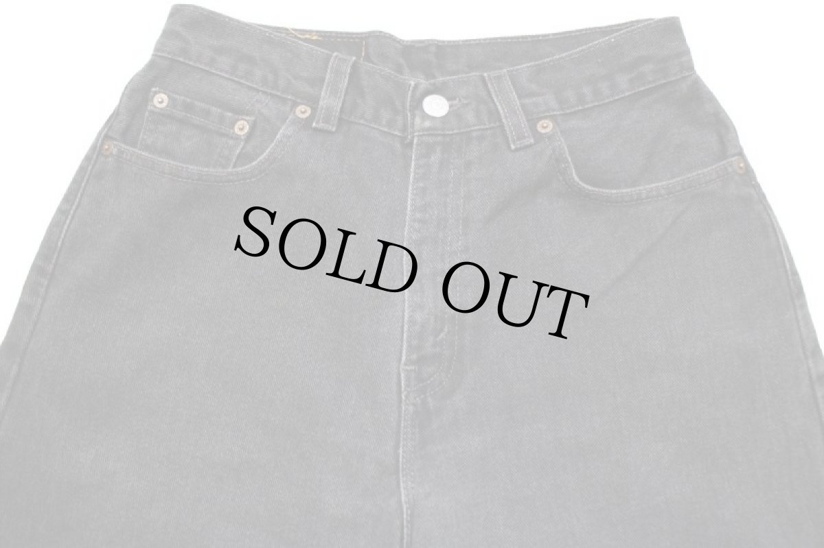 画像4: 00s USA製 Levi'sリーバイス 560 ブラック デニムパンツ 8 MIS S★SDP2412 (4)