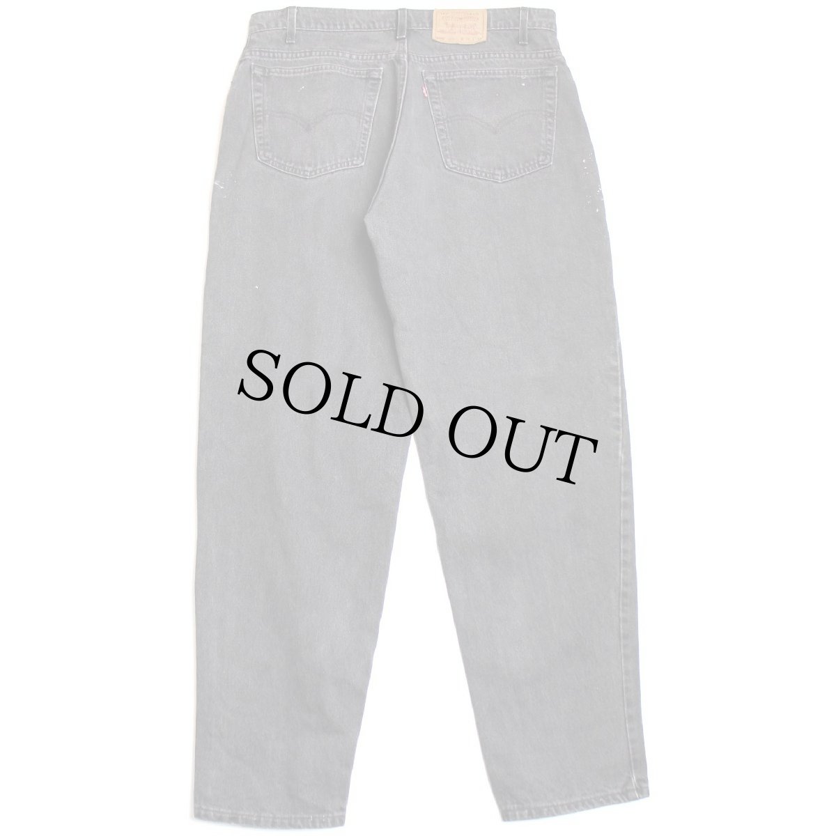 画像3: 90s USA製 Levi'sリーバイス 560 ブラック デニムパンツ ブリーチ&ペンキ飛び w38 L32★SDP2413 (3)