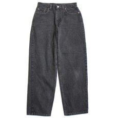 画像2: 00s USA製 Levi'sリーバイス 560 ブラック デニムパンツ 8 MIS S★SDP2412 (2)