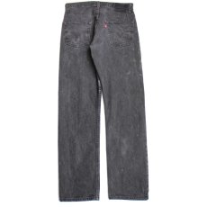 画像3: 00s メキシコ製 Levi'sリーバイス 505 ブラック デニムパンツ ペンキ飛び w30 L32★SDP2450 (3)