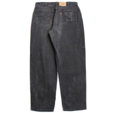 画像3: 90s カナダ製 Levi'sリーバイス 634 ブラック デニムパンツ w36 L30★SDP2462 (3)