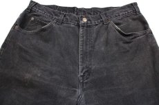 画像4: 90s カナダ製 Levi'sリーバイス 634 ブラック デニムパンツ w36 L30★SDP2462 (4)