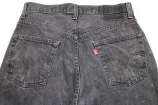 画像5: 00s メキシコ製 Levi'sリーバイス 505 ブラック デニムパンツ ペンキ飛び w30 L32★SDP2450 (5)