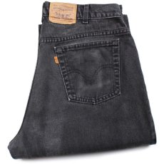 画像1: 90s カナダ製 Levi'sリーバイス 634 ブラック デニムパンツ w36 L30★SDP2462 (1)