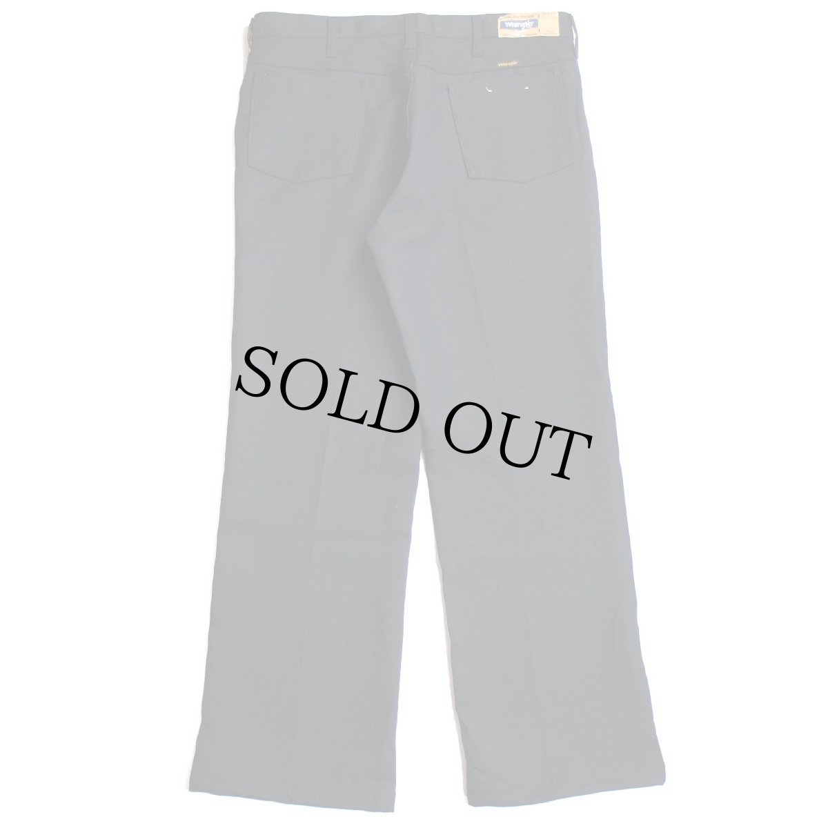 画像3: デッドストック★80s USA製 Wranglerラングラー 82BK ランチャードレスジーンズ ポリエステルパンツ ブラック w36★110 スタプレ (3)