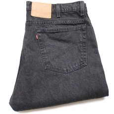 画像1: 90s USA製 Levi'sリーバイス 505 ブラック デニムパンツ w42 L30★SDP2435 (1)