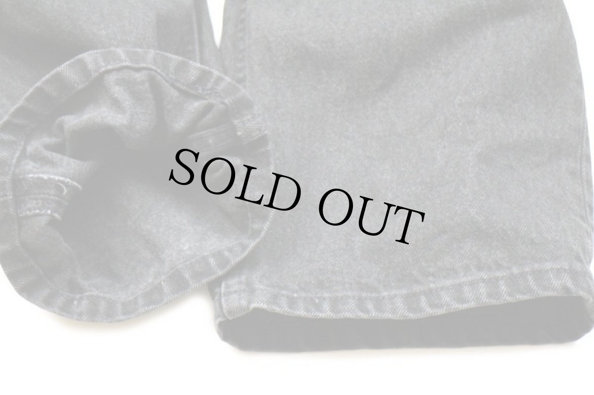 画像8: 90s USA製 Levi'sリーバイス 505 ブラック デニムパンツ w42 L30★SDP2435 (8)