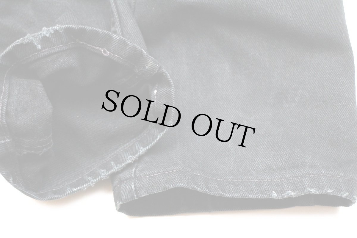 画像8: 00s ベルギー製 Levi'sリーバイス 505 ブラック デニムパンツ w36 L30★SDP2420 ユーロ (8)