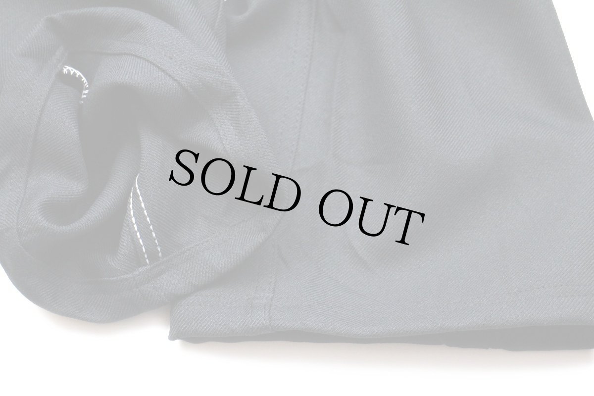 画像9: デッドストック★80s USA製 Wranglerラングラー 82BK ランチャードレスジーンズ ポリエステルパンツ ブラック w36★110 スタプレ (9)