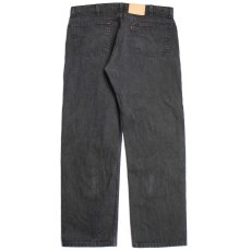 画像3: 90s USA製 Levi'sリーバイス 505 ブラック デニムパンツ w42 L30★SDP2435 (3)