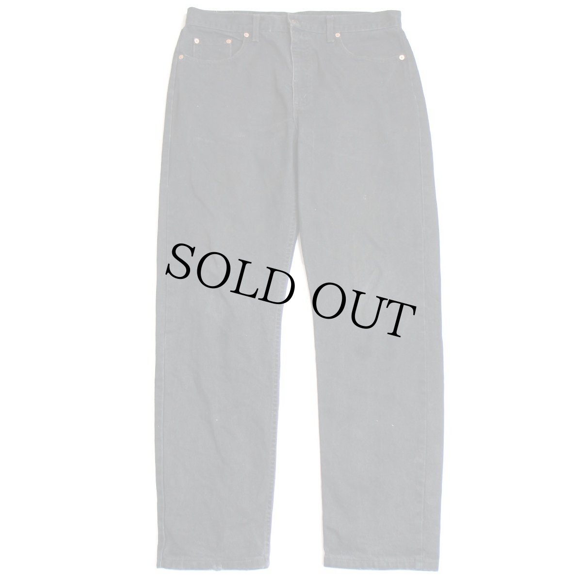 画像2: 00s ベルギー製 Levi'sリーバイス 505 ブラック デニムパンツ w36 L30★SDP2420 ユーロ (2)