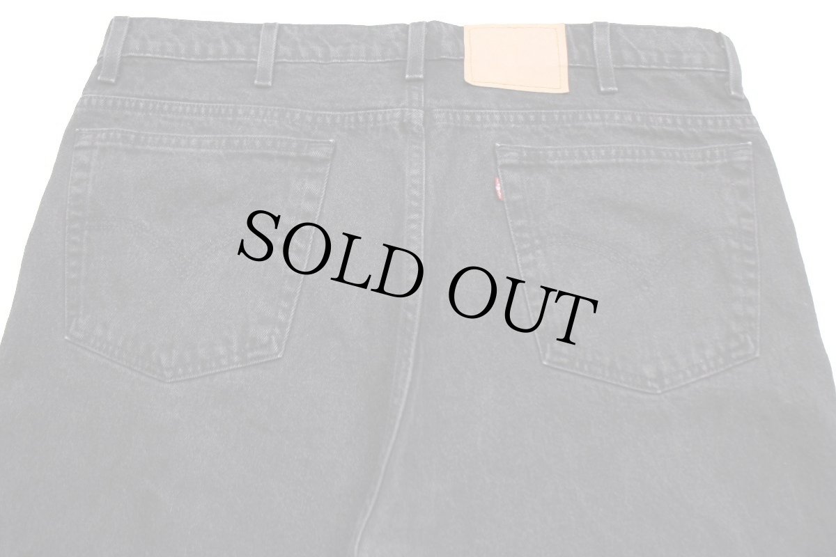 画像5: 90s USA製 Levi'sリーバイス 505 ブラック デニムパンツ w42 L30★SDP2435 (5)