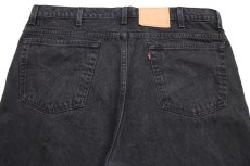 画像5: 90s USA製 Levi'sリーバイス 505 ブラック デニムパンツ w42 L30★SDP2435 (5)